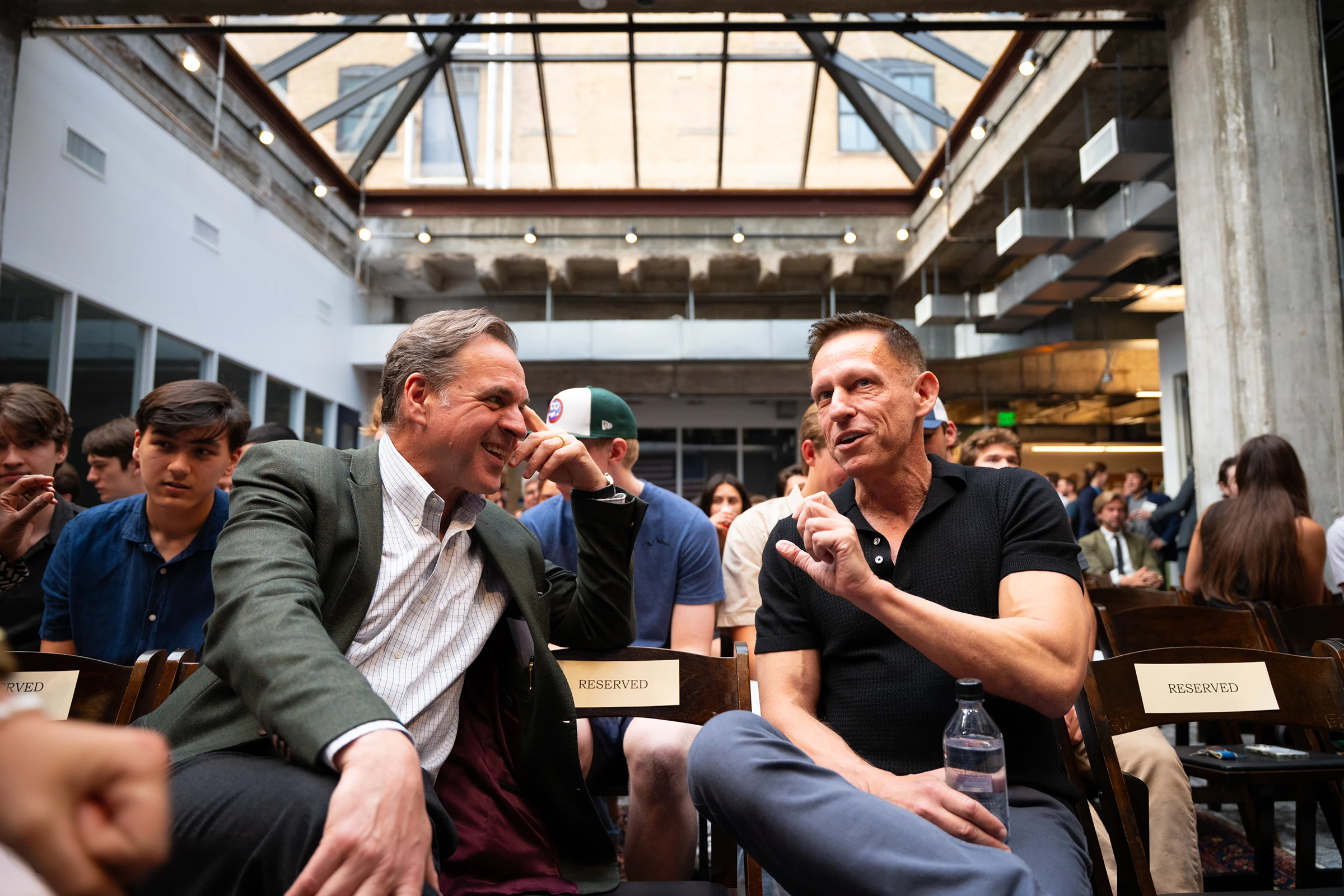 Niall Ferguson and Peter Thiel