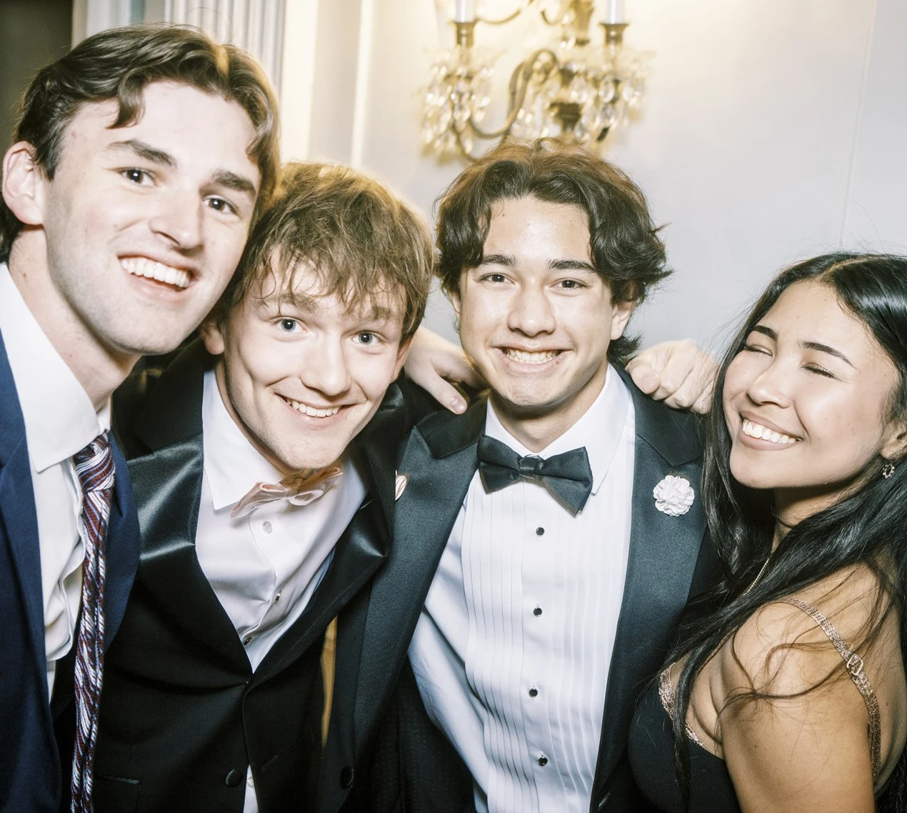 Students at Winter Ball